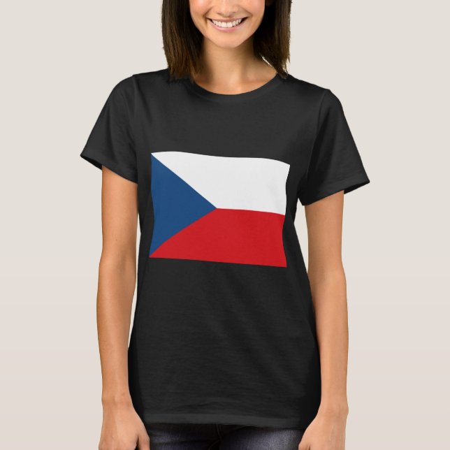 T-shirt Drapeau tchèque (Devant)