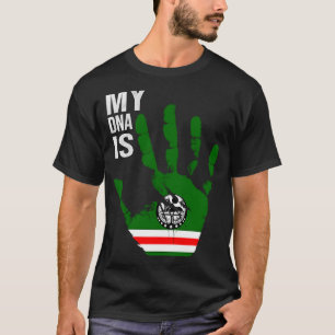 T-shirt Drapeau tchétchène Mon ADN Est Tchétchène Fier Dra