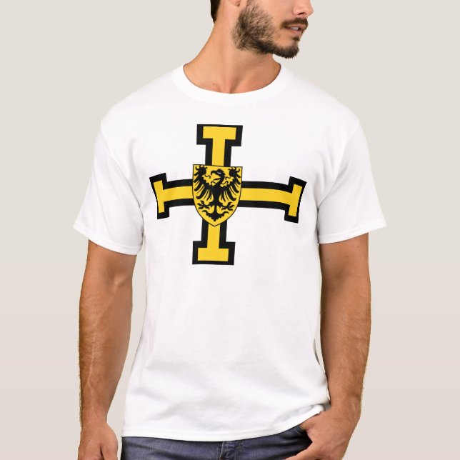 T-shirt Drapeau Teutonic d'ordre (Devant)