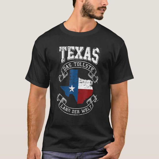 T-shirt Drapeau Texan Pour Patriotes Usa Texas (Devant)