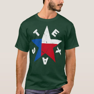 T-shirt Drapeau Texas Hommes Vintage Pride Texas
