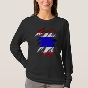 T-shirt Drapeau thaïlandais de Thaïlande