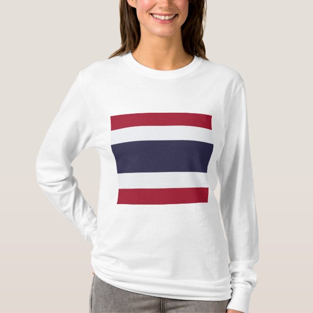 T-shirt Drapeau thaïlandais (Thaïlande) (Devant)