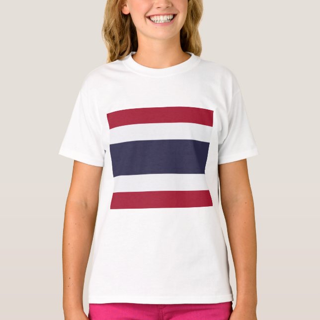 T-shirt Drapeau thaïlandais (Thaïlande) (Devant)