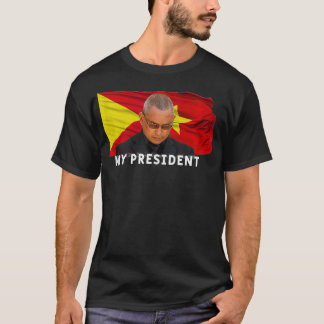T-shirt Drapeau Tigray mon président Debretsion I love Tig