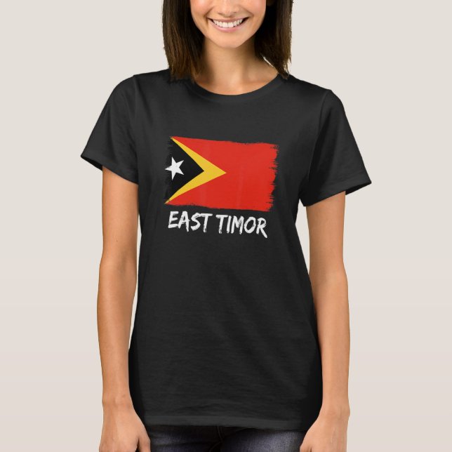 T-shirt Drapeau timorais Timor oriental 1 (Devant)
