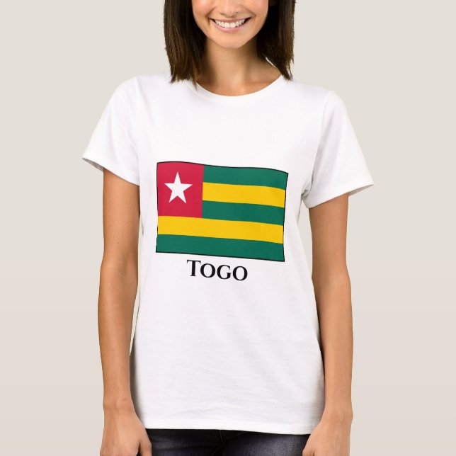 T-shirt Drapeau Togo (Devant)