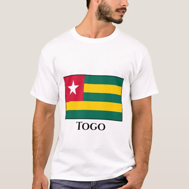 T-shirt Drapeau Togo (Devant)
