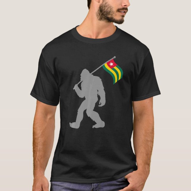 T-shirt Drapeau Togolais Sur Drapeau Togo (Devant)