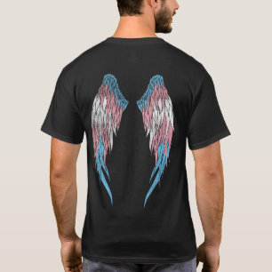 T-shirt Drapeau transgenre - Anges