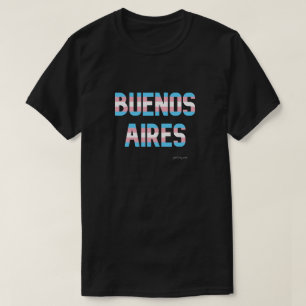 T-shirt Drapeau transgenre de la Fierté de Buenos Aires