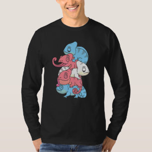 T-shirt Drapeau Transgenre Fierté genre Lgbtq Chameleon