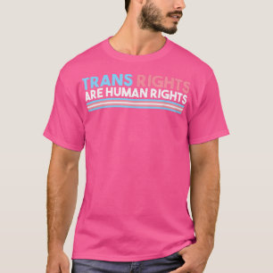 T-shirt Drapeau transgenre LGBT - Les droits trans sont de