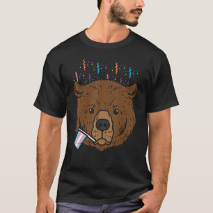 T-shirt Drapeau transgenre Porte Trans Pride Transsexuel L