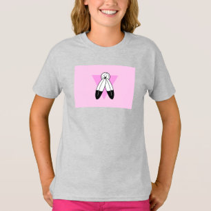 T-shirt Drapeau Triangle Rose Two-Spirit