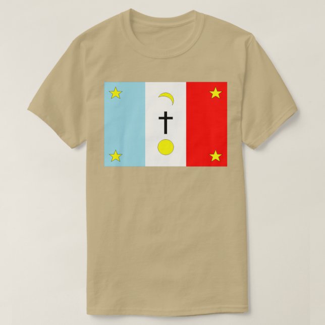 T-shirt Drapeau tribal Pascua Yaqui  (Design devant)