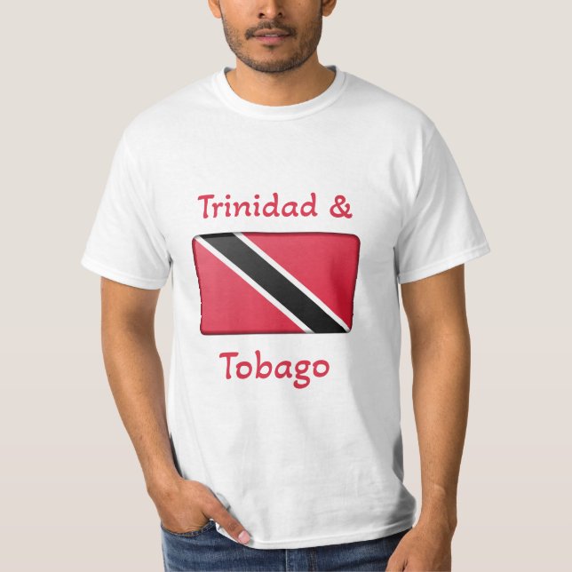 T-shirt Drapeau Trinité-et-Tobago (Devant)
