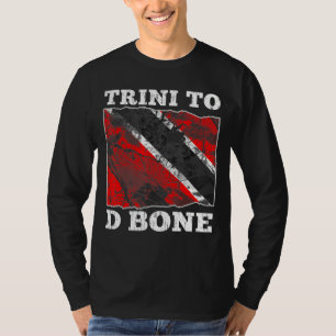 T-shirt Drapeau Trinité-et-Tobago Trini À D Bone