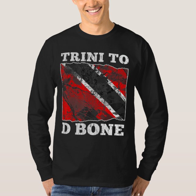 T-shirt Drapeau Trinité-et-Tobago Trini À D Bone (Devant)