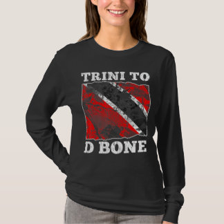 T-shirt Drapeau Trinité-et-Tobago Trini À D Bone