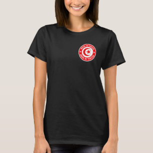 T-shirt Drapeau tunisien Tunisie