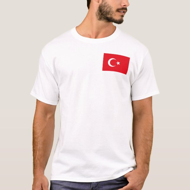 T-shirt Drapeau turc (Devant)