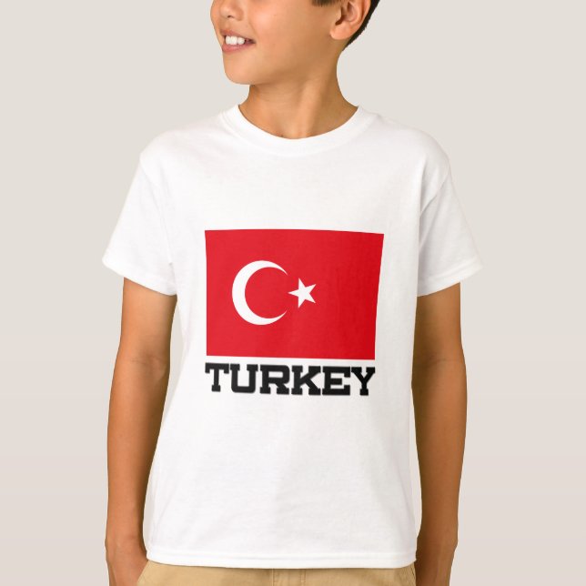 T-shirt Drapeau turc (Devant)