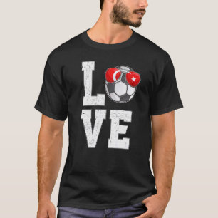 T-shirt Drapeau Turc de football de Turquie