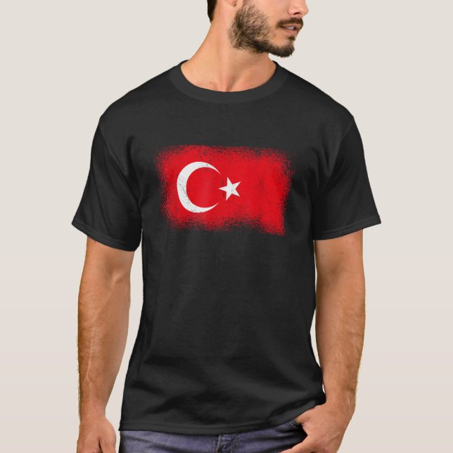 T-shirt Drapeau turc Turquie (Devant)