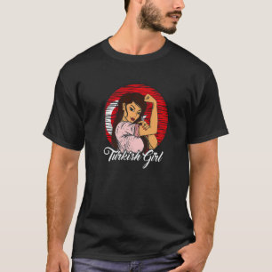 T-shirt Drapeau turc Turquie fille turque