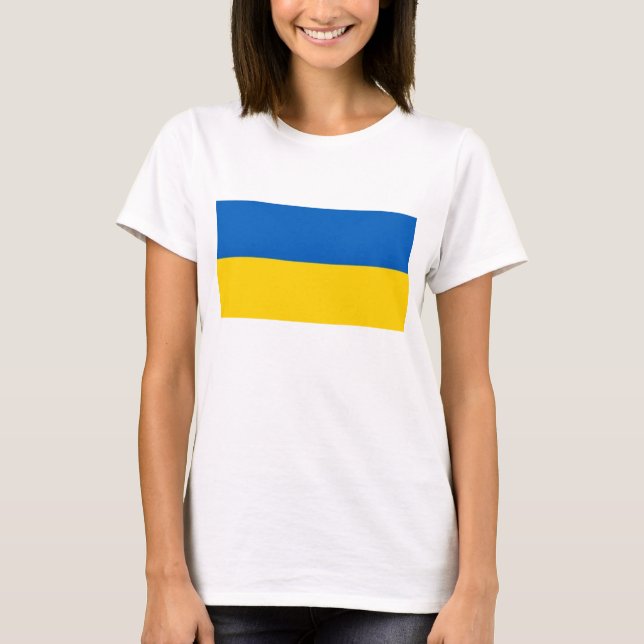 T-shirt Drapeau Ukraine (Devant)