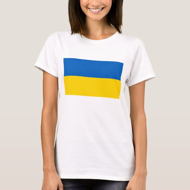 T-shirt Drapeau Ukraine (Devant)