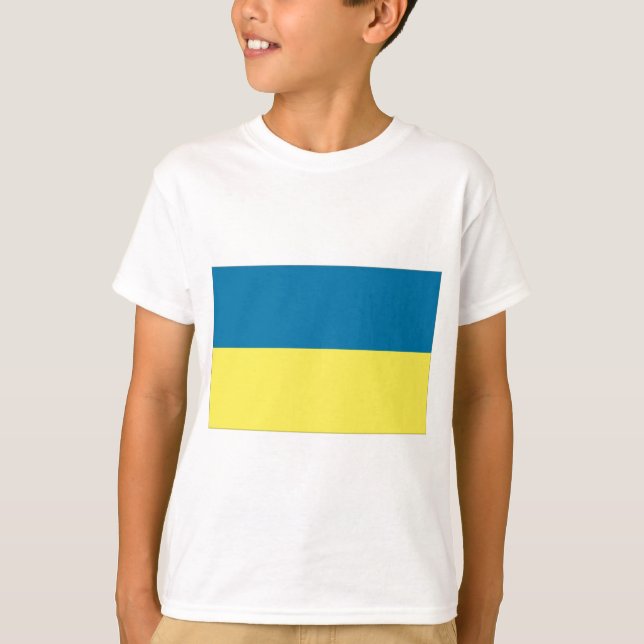 T-shirt Drapeau Ukraine (Devant)