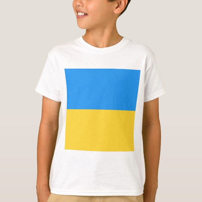 T-shirt Drapeau ukrainien (Devant)