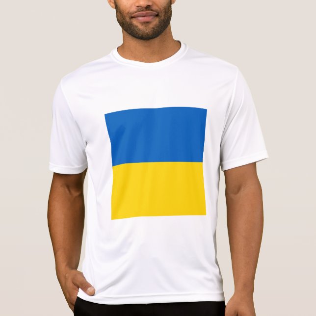 T-shirt Drapeau ukrainien (Devant)