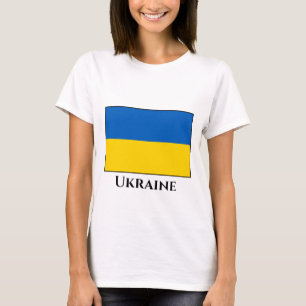 T-shirt Drapeau ukrainien