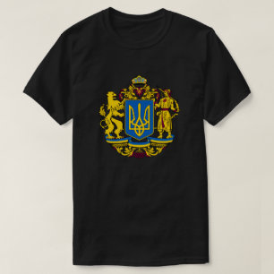T-shirt Drapeau ukrainien Armoiries tryzub Symbole nationa