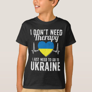 T-shirt Drapeau ukrainien I Drapeau de l'Ukraine I Ukraine