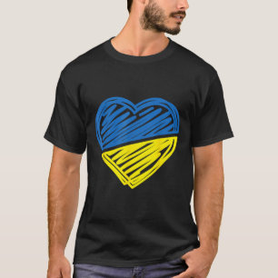 T-shirt Drapeau ukrainien vintage ukrainien fierté drapeau