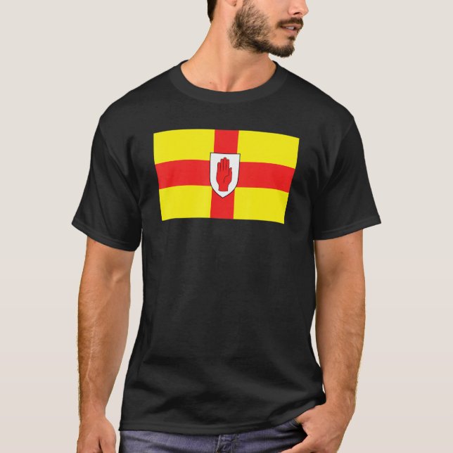 T-shirt Drapeau Ulster - Drapeau Ulster Red Hand (Devant)