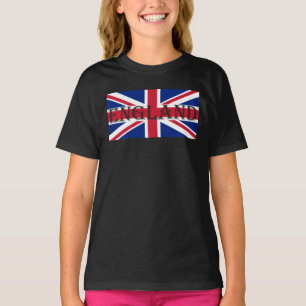 T-shirt Drapeau Union Jack Angleterre filles cn