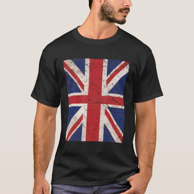 T-shirt Drapeau Union Jack britannique du Brexit (Devant)
