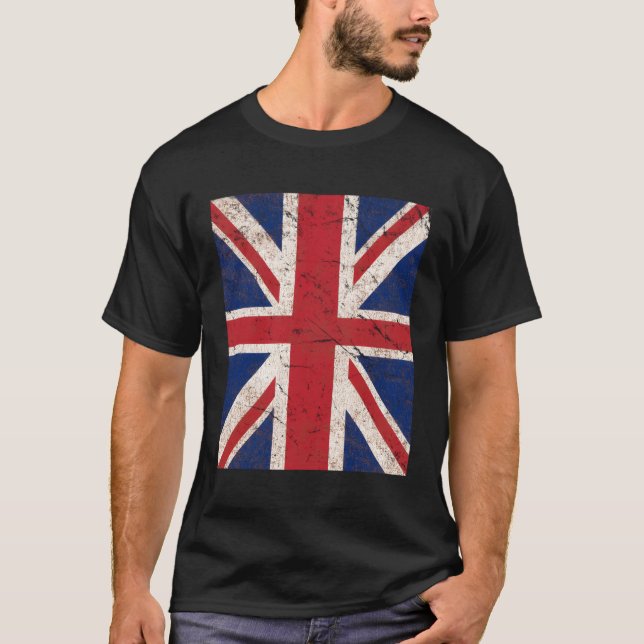 T-shirt Drapeau Union Jack britannique du Brexit (Devant)