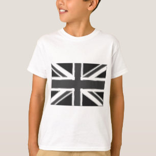 T-shirt Drapeau Union Jack du Royaume-Uni - Chrome