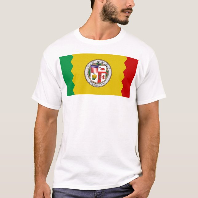 T-shirt Drapeau urbain de Los Angeles (Devant)