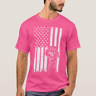 T-shirt Drapeau Us Pour Un Entraîneur Patriotique De Kickb