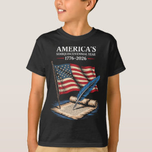 T-shirt Drapeau Usa 250 Ans Jour de l'Indépendance 1776-20