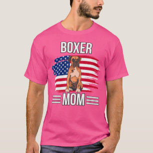 T-shirt Drapeau Usa 4 juillet Fête Des Mères Merica Boxer