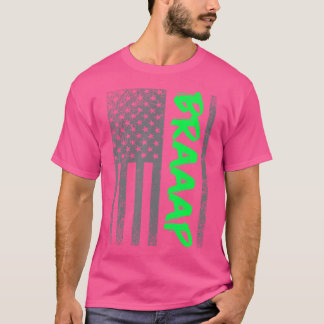 T-shirt Drapeau Usa Dirt Vélo Jet Ski Atv