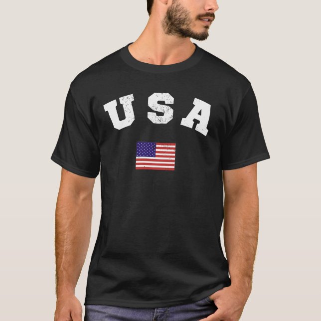 T-shirt Drapeau USA Patriotique (Devant)